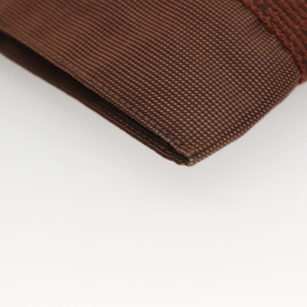 Authentic HERMES Her Line Shoulder Bag Canvas Brown - Picture 7 of 16